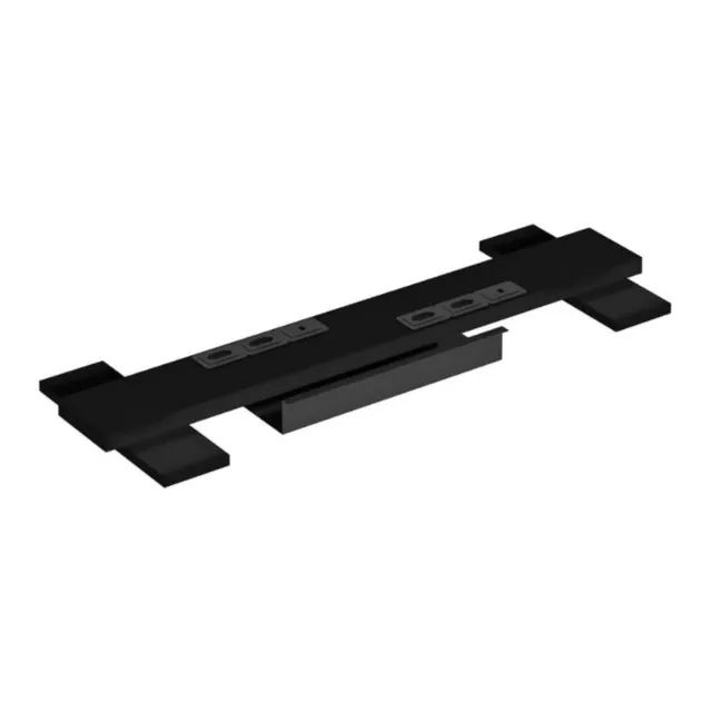 Estação de Trabalho 2 Lugares 1,50×1,35m c/ Gavetas Tomada Pé Quadro Nogal Sevilha 63099 - Foto 4