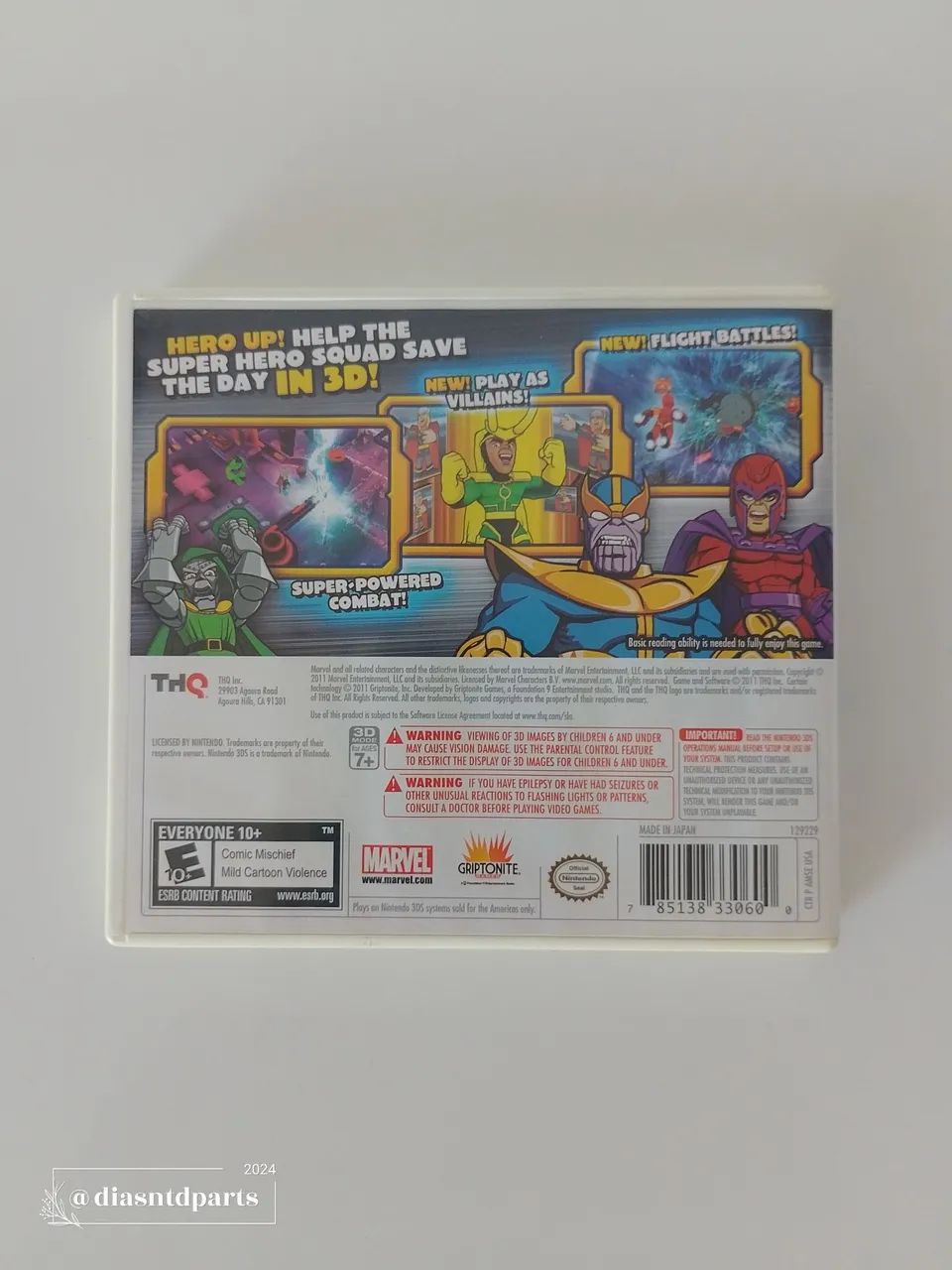 Marvel Super Hero Squad Original - Jogo Nintendo 3Ds  - Foto 4