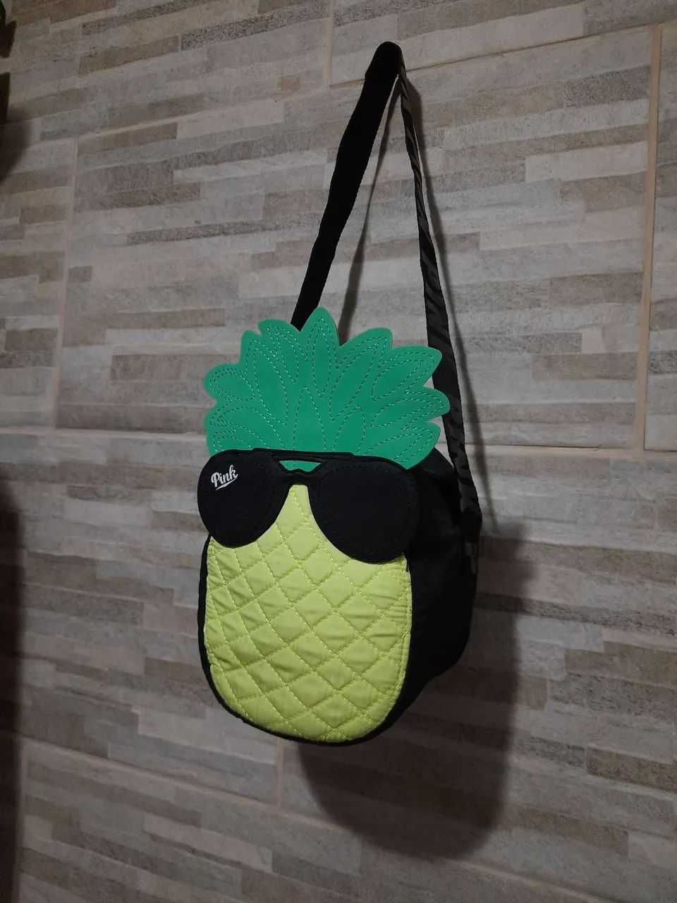 Bolsa de ombro abacaxi Pink - Foto 3