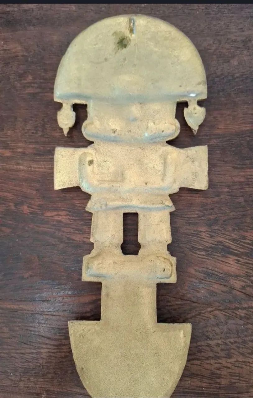 ESCULTURA DEUS INCA PERUABI EM BRONZE POR 80 REAIS DESAPEGO PARTICULAR  - Foto 4