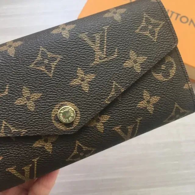 Carteira Louis Vuitton Monogram rosa ouro - Foto 3