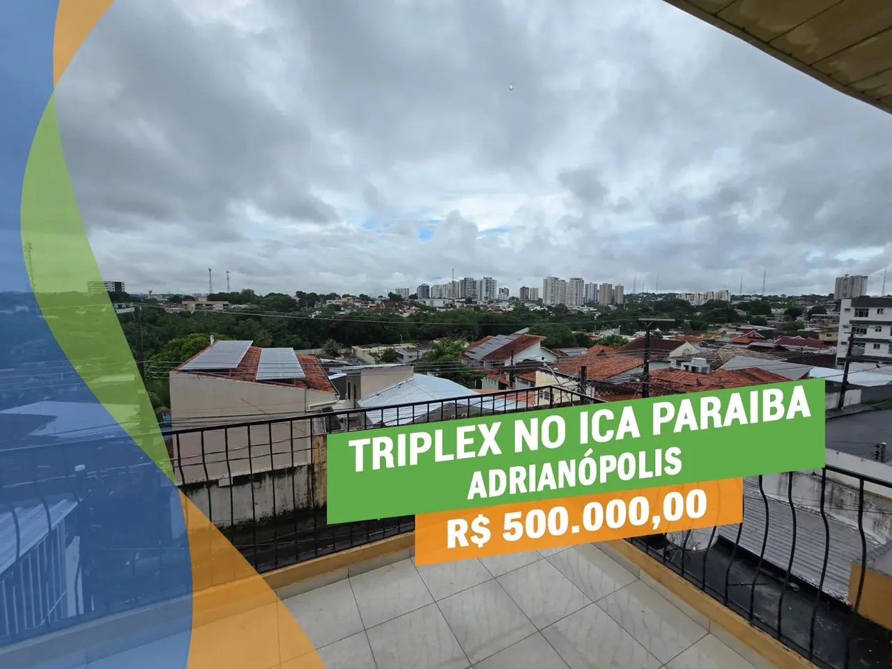 Triplex c/ 5Qts/1St e Varanda - Ica Paraíba