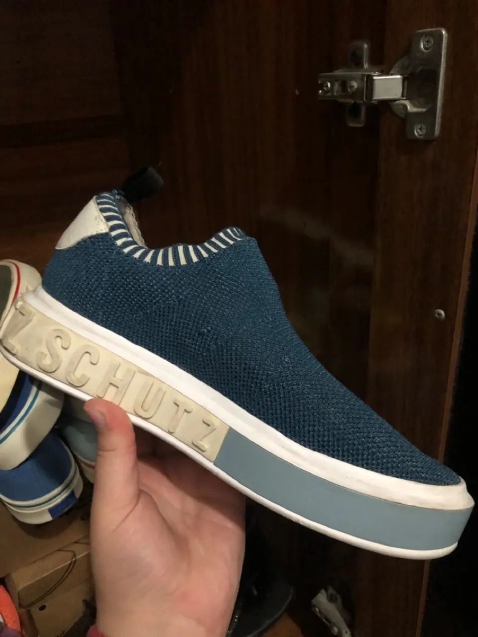 Tênis azul Schütz 40 - Foto 2