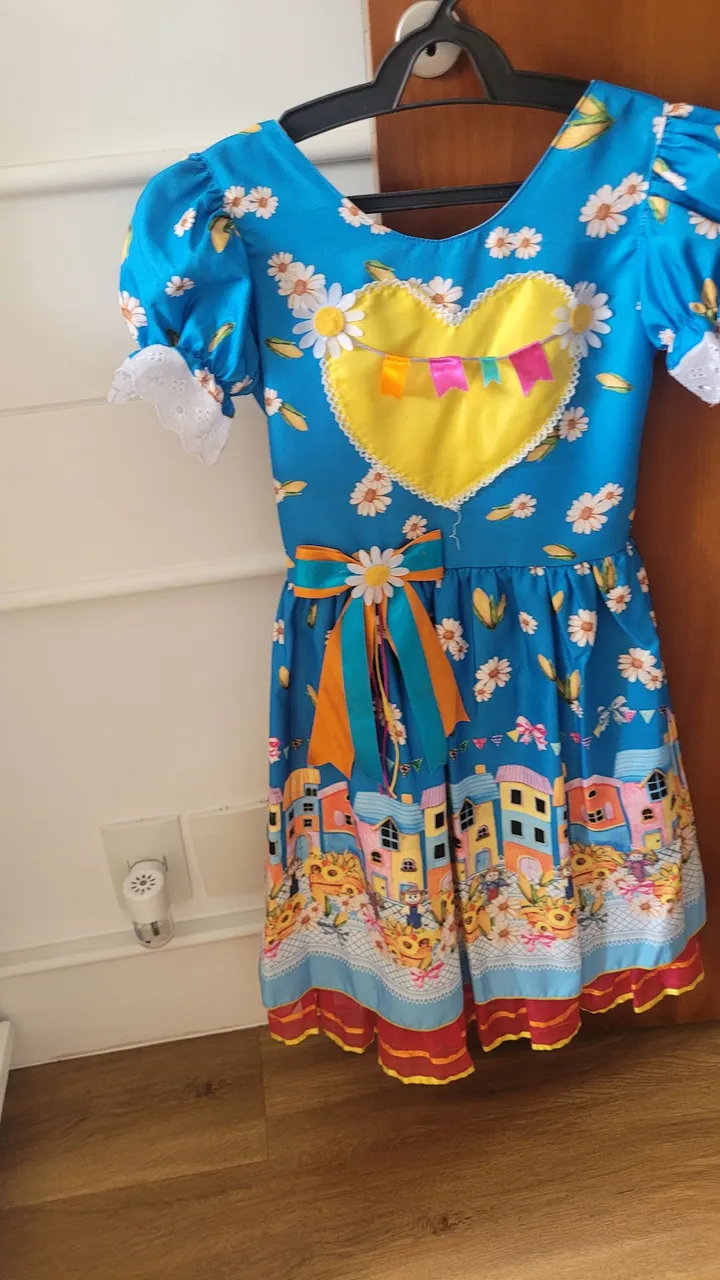 Vestido Infantil Festa Junina