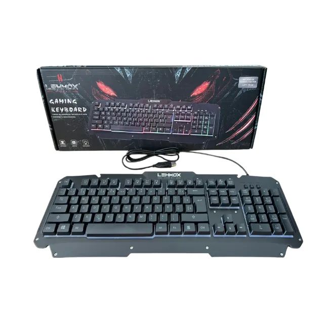Teclado de Gamer com RGB; LEY-1554; Gaming Keyboard; Lehmox Hyper G.T - Foto 2