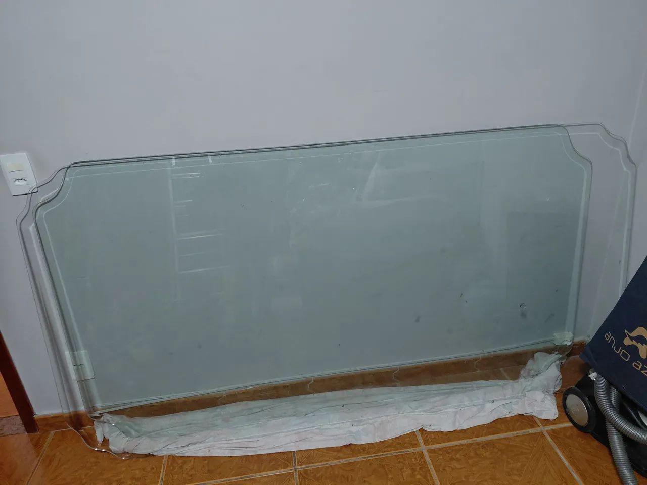 Tampo de mesa de vidro