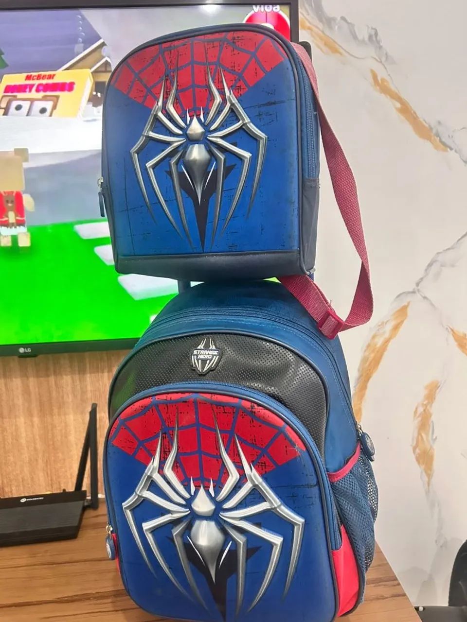 Mochila infantil com lancheira  - Foto 4