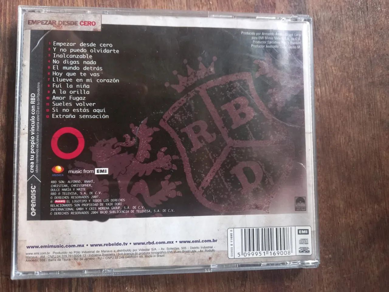 CD RBDEmpezar desde Cero original  - Foto 2