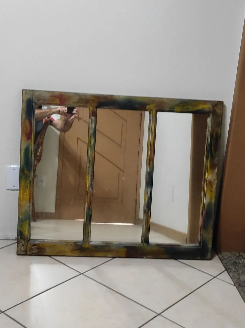 Quadro janela espelhado 