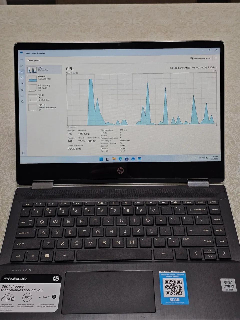 Notebook 2 em 1 HP X360 14 - Foto 2