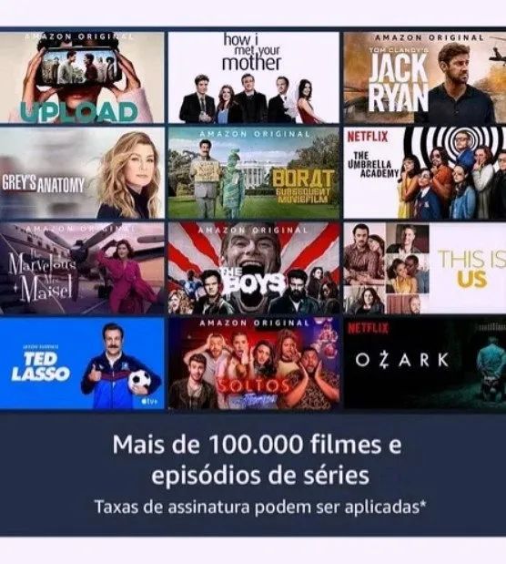 Fire TV Stick 4K 2ª Geração com Wi-Fi 6 e controle remoto por voz Alexa, pronta entrega. - Foto 2