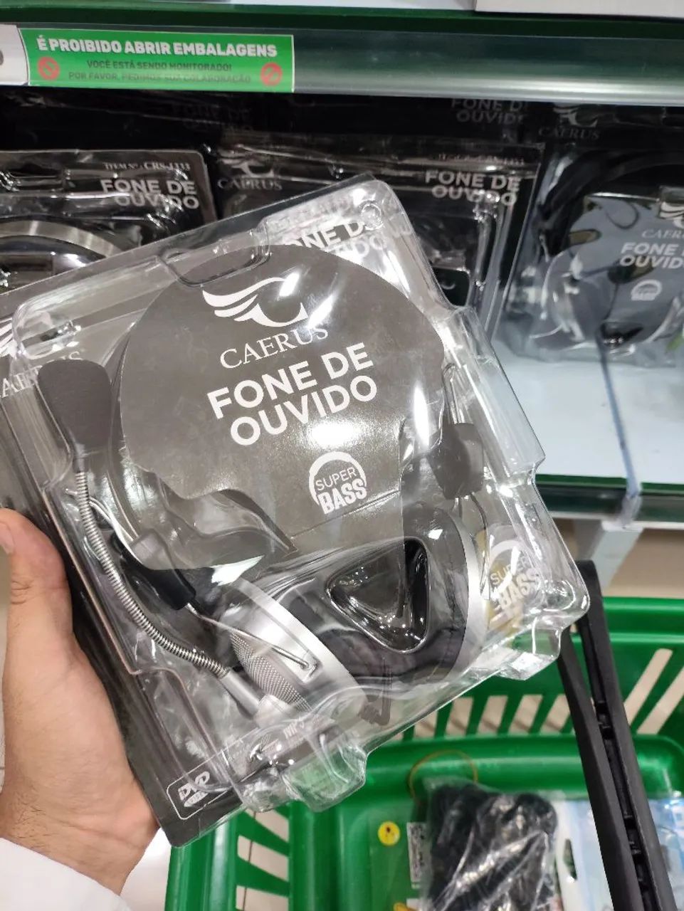 HEADSET NOVO COM MICROFONE 