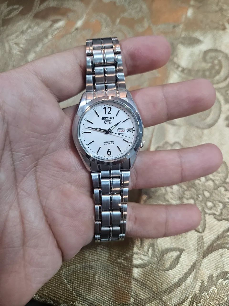 Relógio Seiko 5 Automático SNKE93J1 - Foto 4