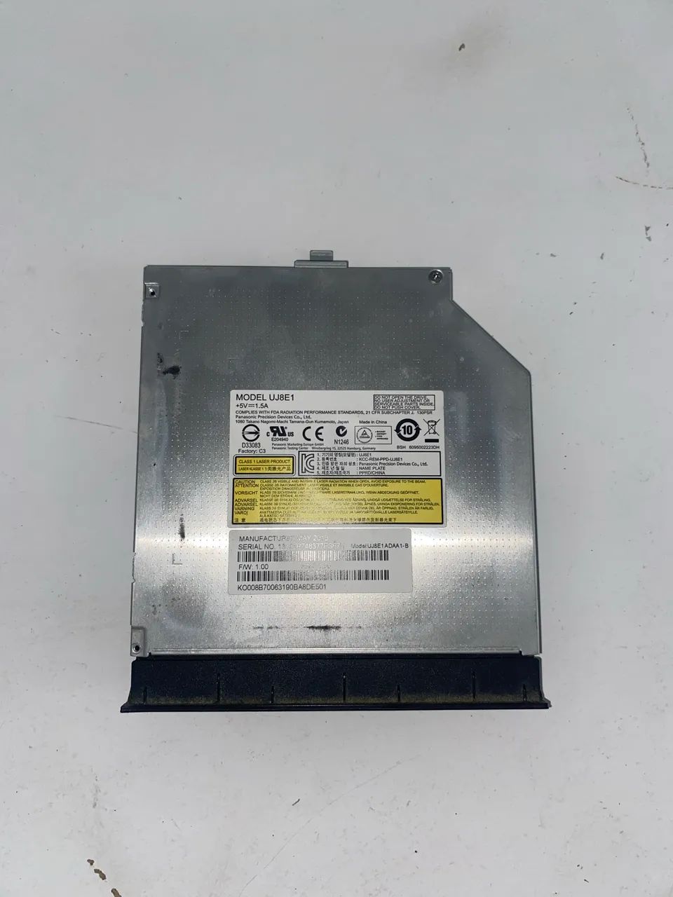 Gravador/Leitor DVD Notebook Acer Aspire E1-571 Panasonic Modelo UJ8E1 