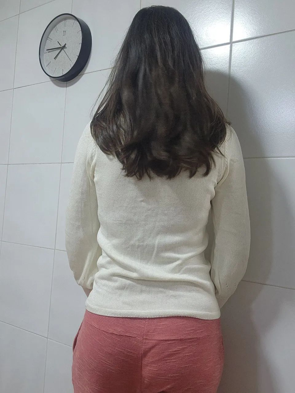 Sueter massimo dutti branco M - Foto 3