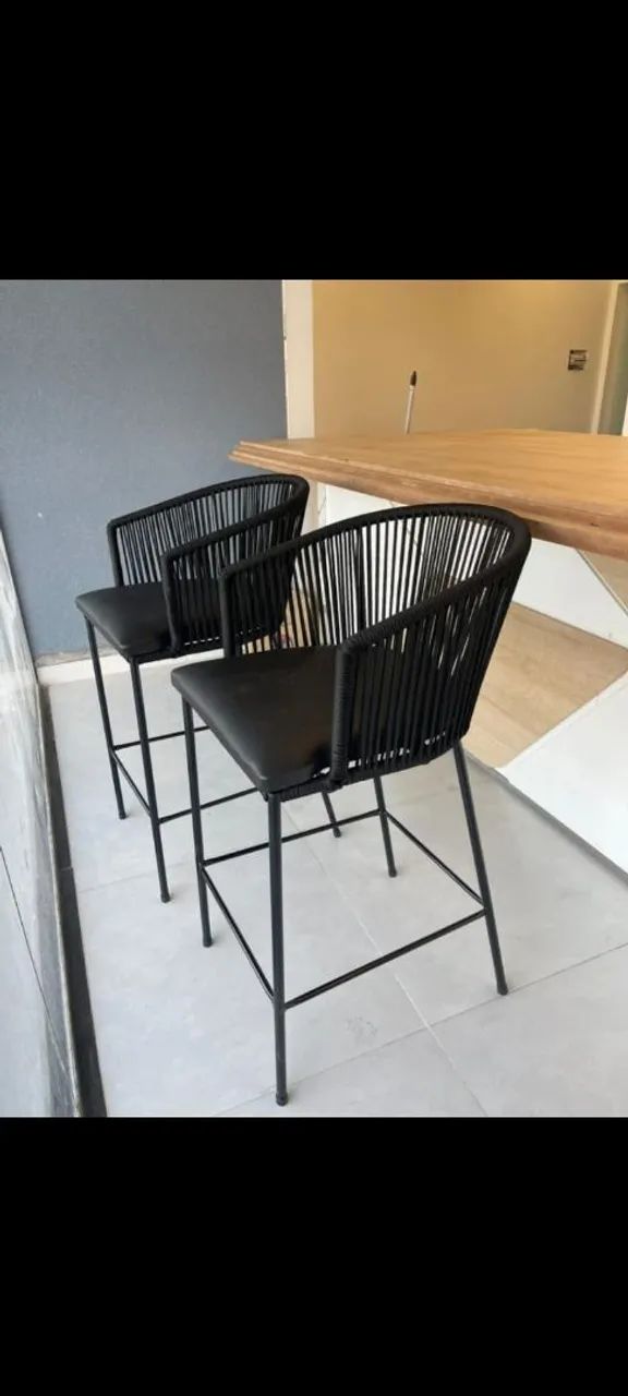 Banquetas em corda Náutica 