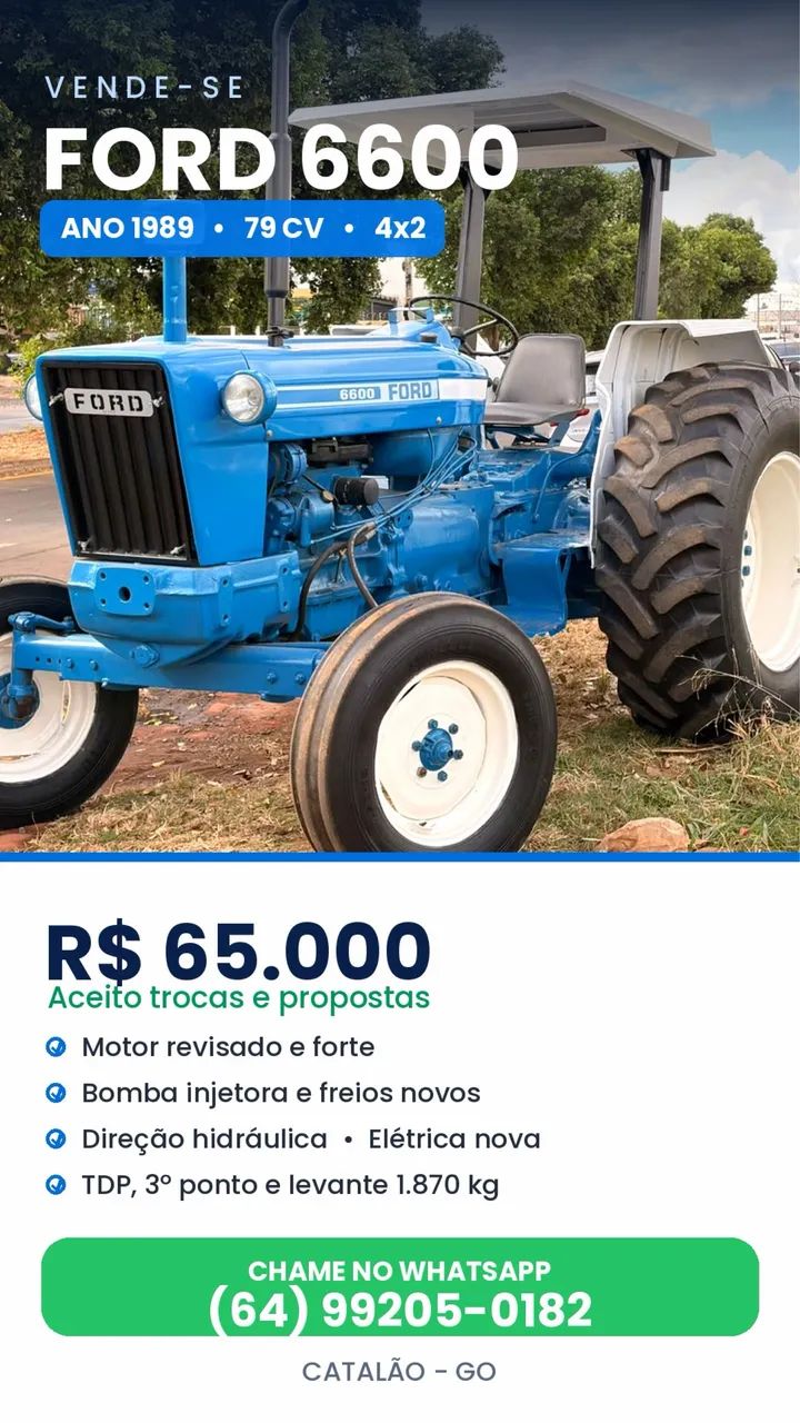 Trator Ford 6600