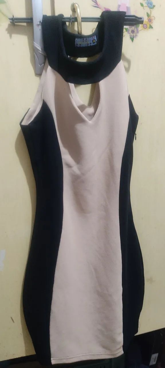Vestido creme e preto da Marisa  - Foto 3