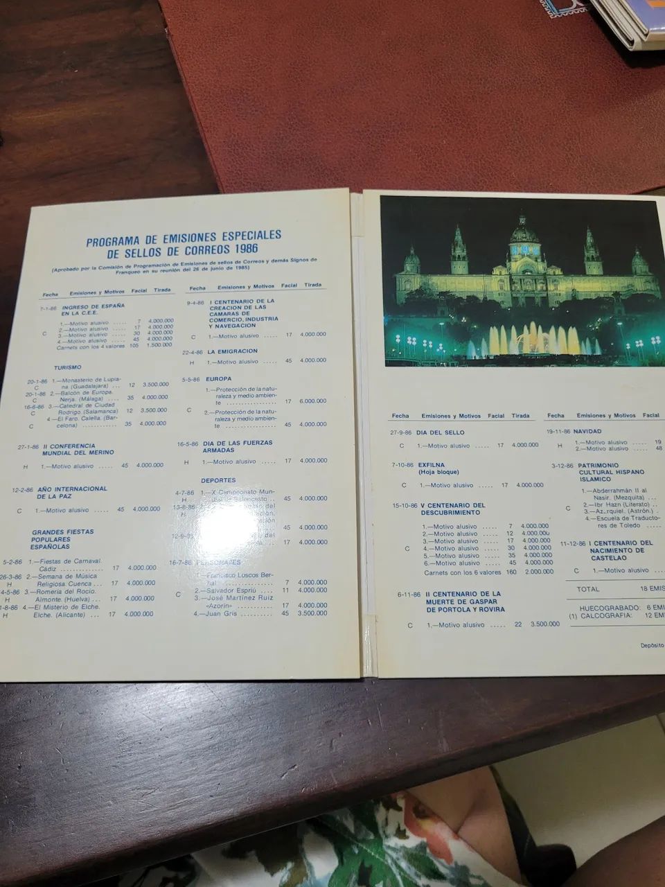 Selos comemorativos Espanha 1986 - Foto 2