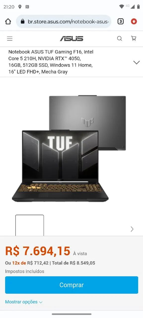 Asus tuf f16 - Foto 6