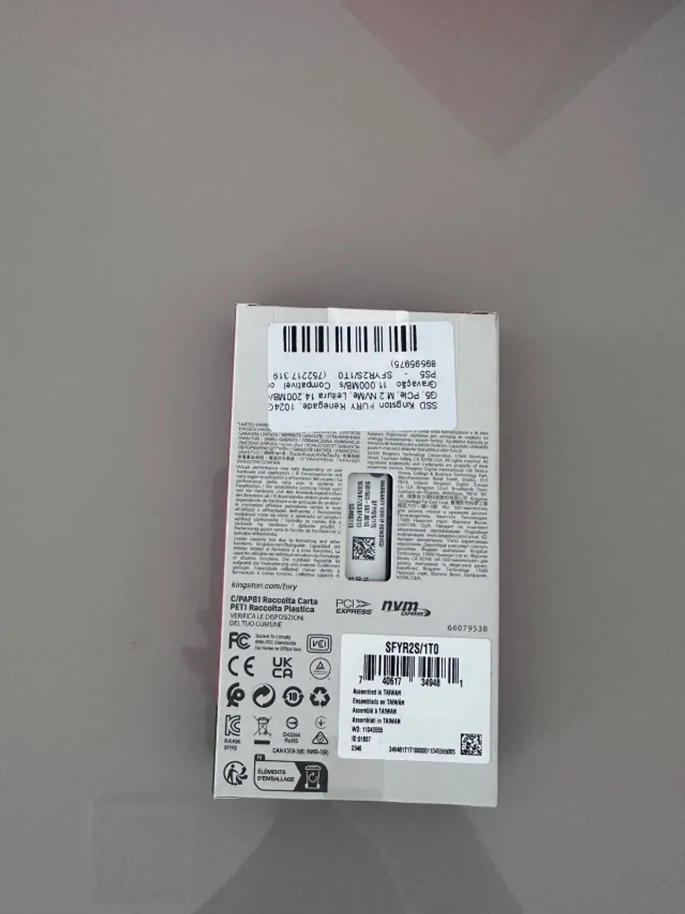 SSD Kingston FURY Renegade, 1TB, Gen5 até 14.200MB/s - NOVO! - Foto 2