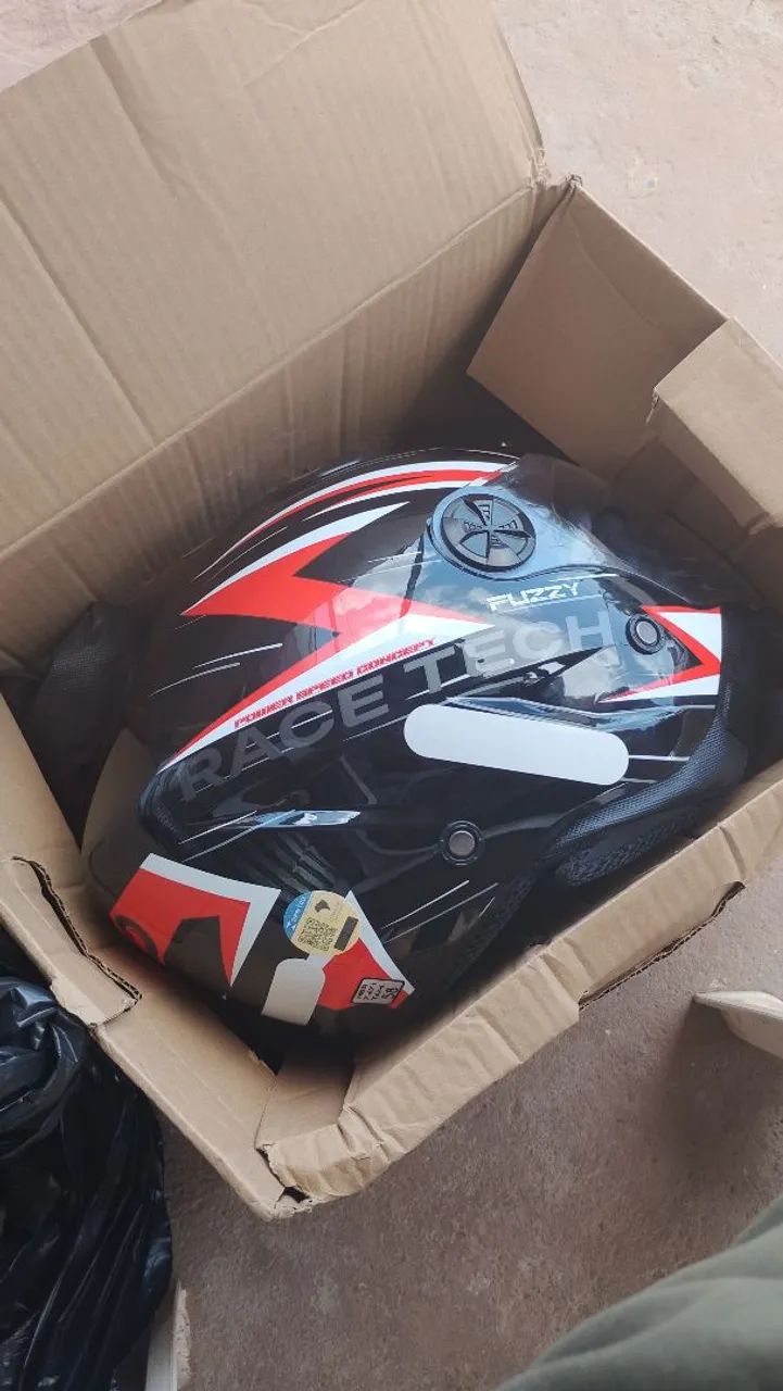 Capacete aberto rach tech fuzzy - Foto 3