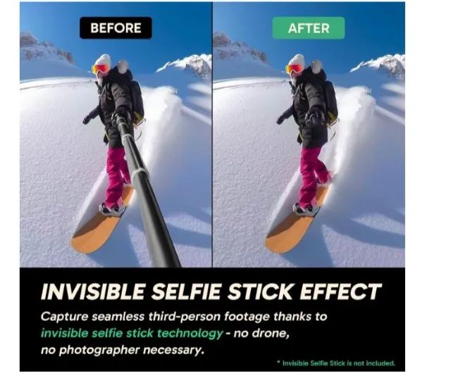 AKASO 360 Câmera De Ação 360° À Prova De Intempérie Vídeo de 5,7 K,Foto de 72 MP - Foto 6