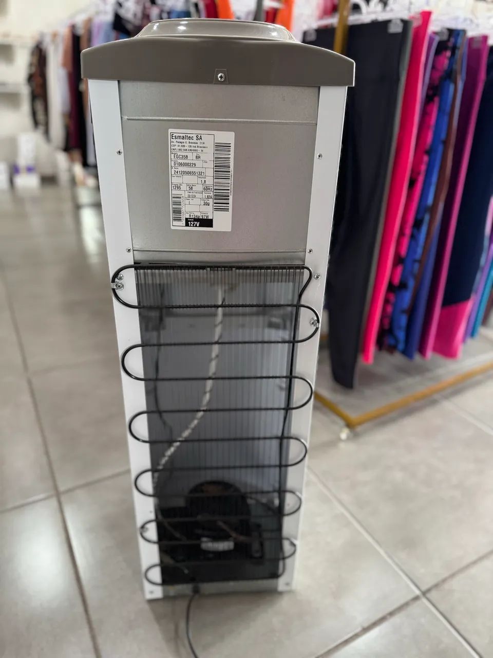 Bebedouro de coluna Esmaltec branco  - Foto 3