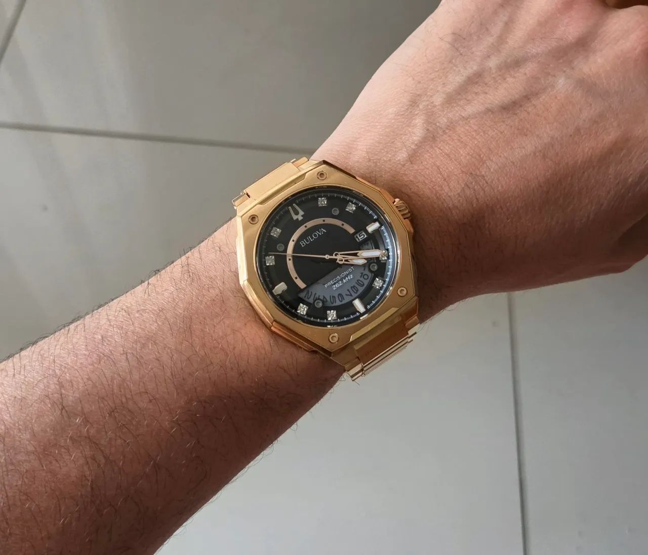 Bulova Precisionist X Rosê 97D129N - Foto 3