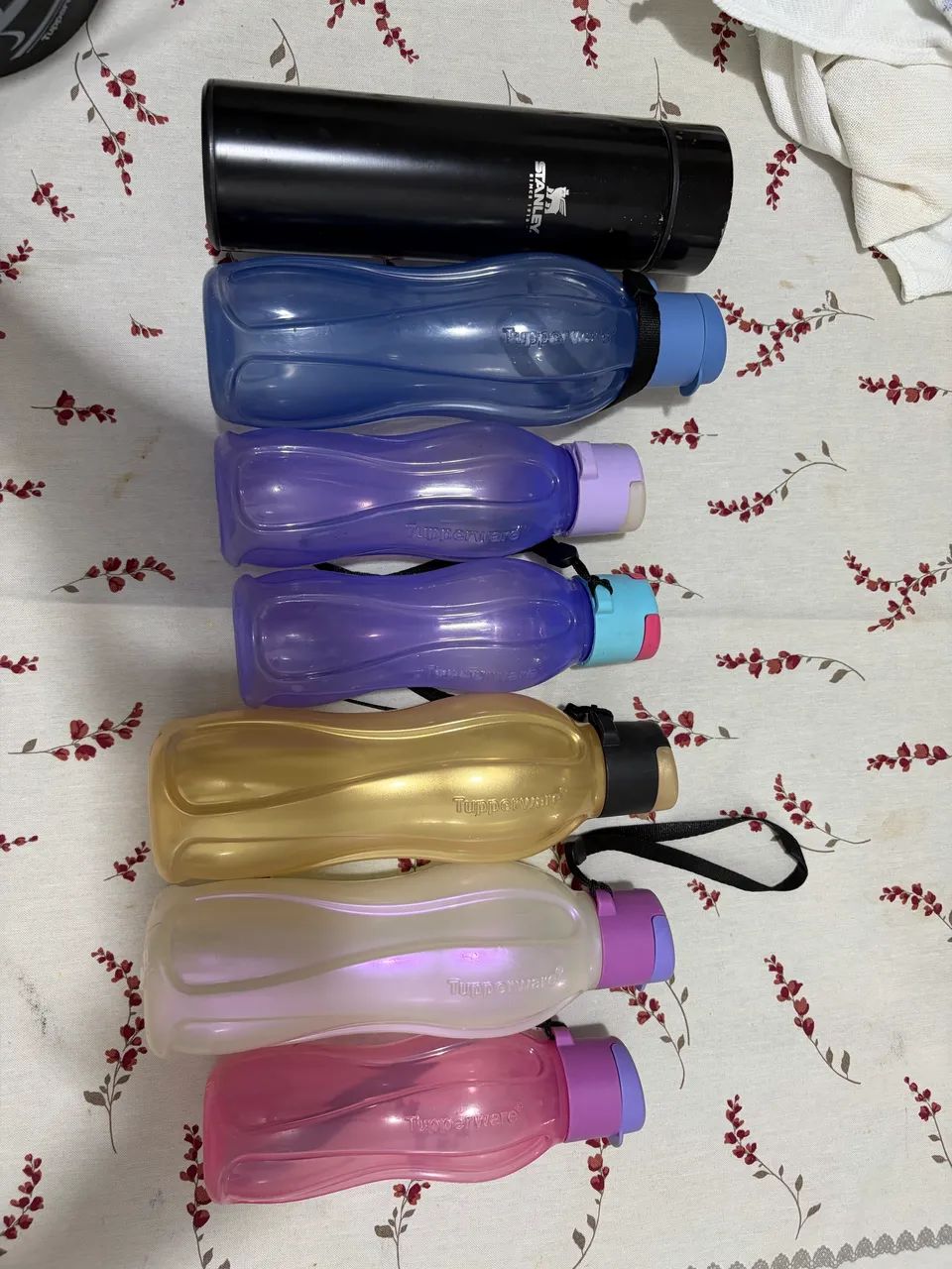 Garrafinhas tupperware