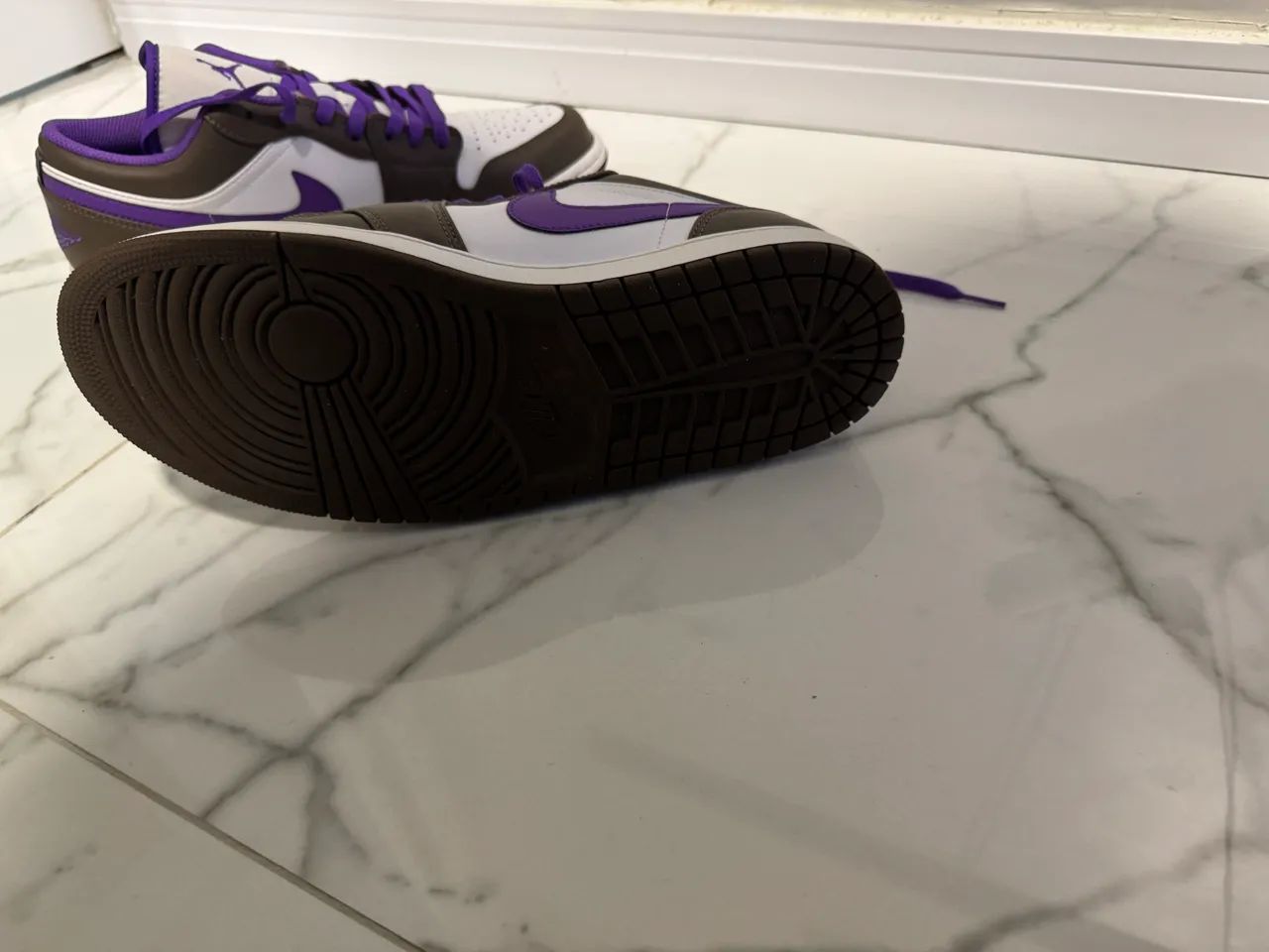 Air Jordan 1 Low marrom Original - Foto 2