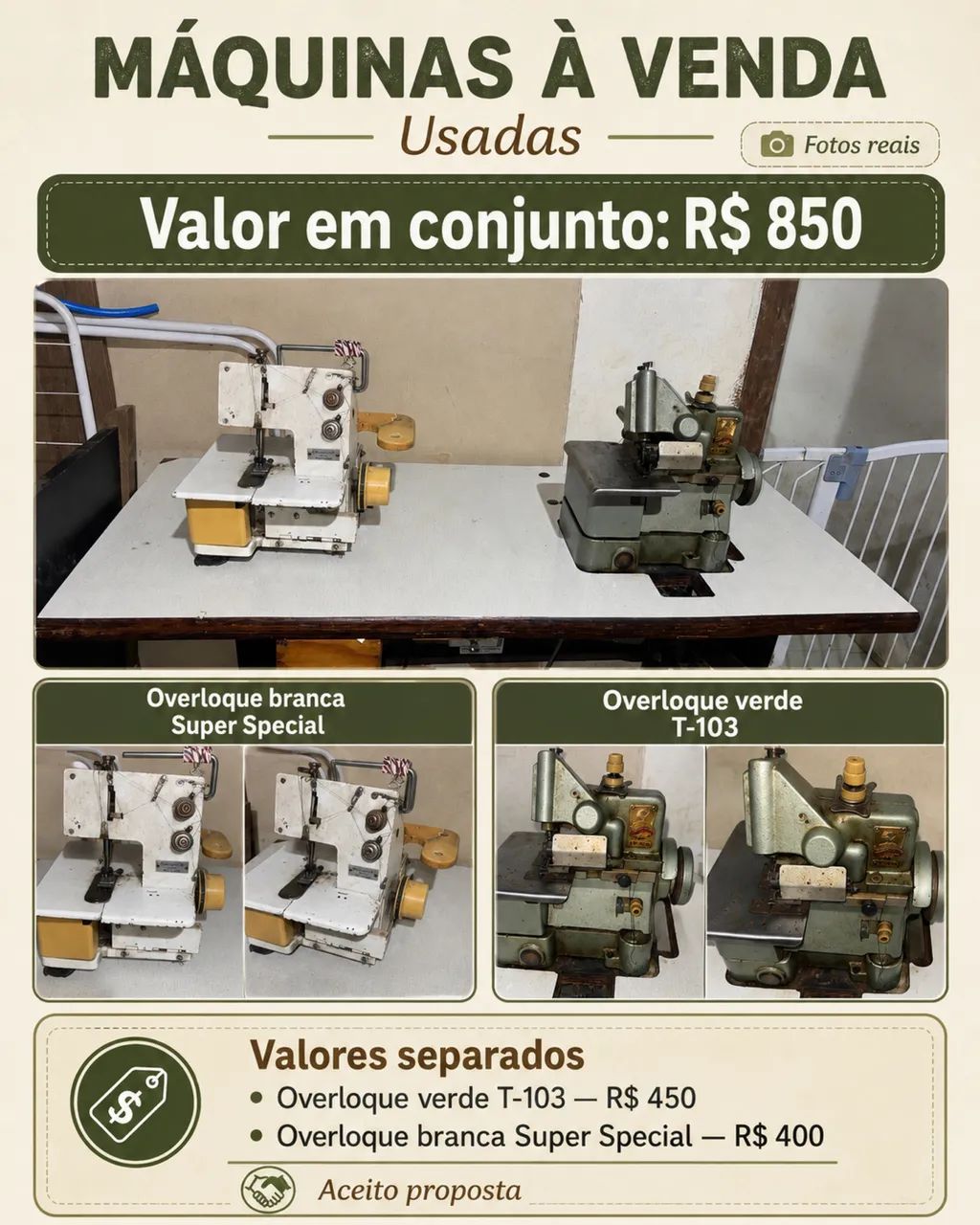 Maquinas Overlock