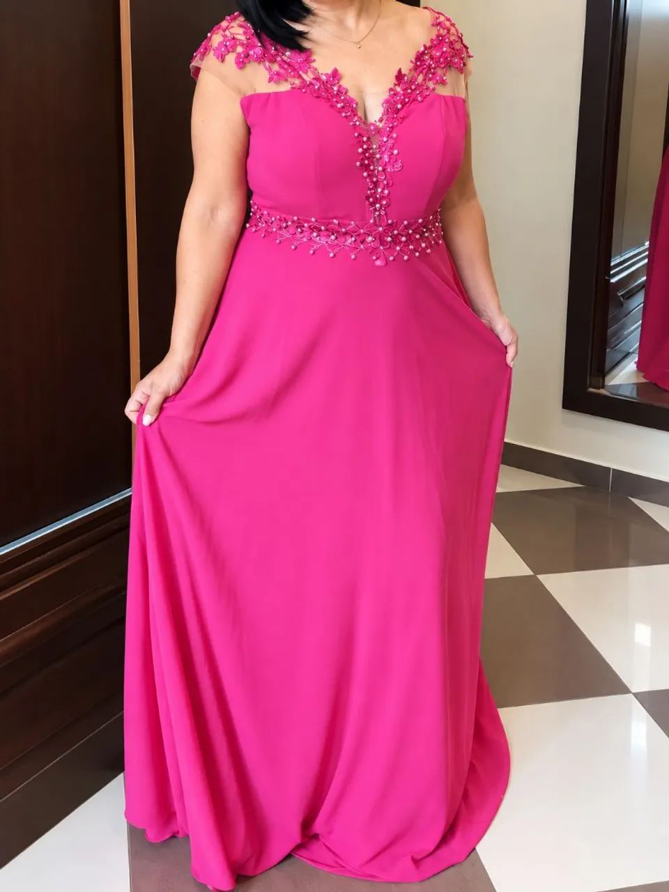 Vestido de festa cor pink - Foto 2