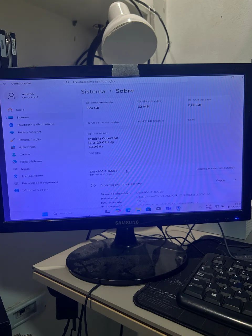 Computador i3
