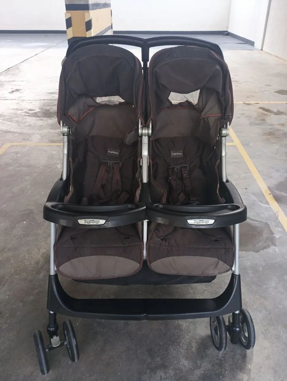 Carrinho Peg-Pérego - Duplo Aria para Gêmeos  - Foto 2