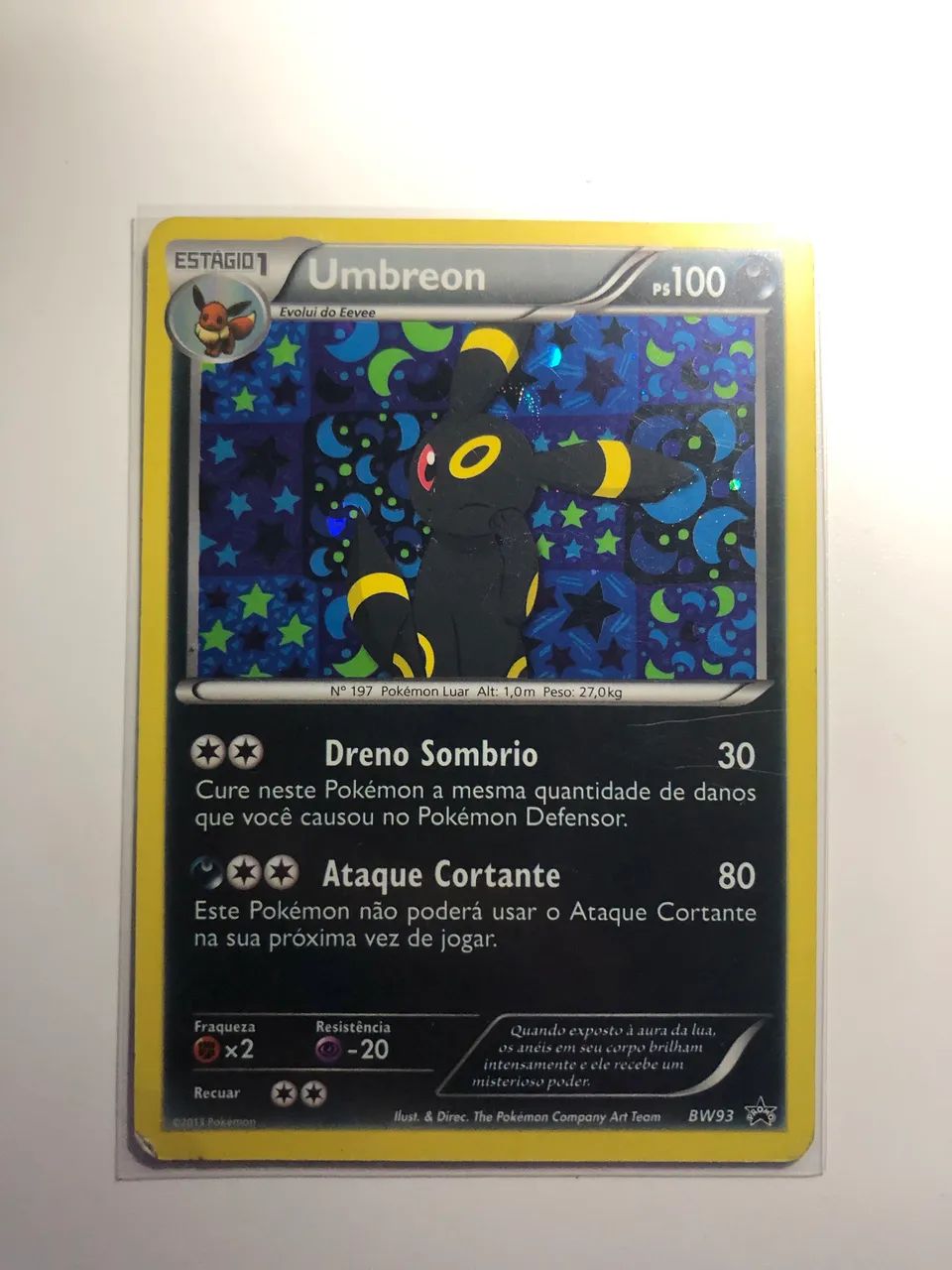 Carta Pokémon - Umbreon (BW93)