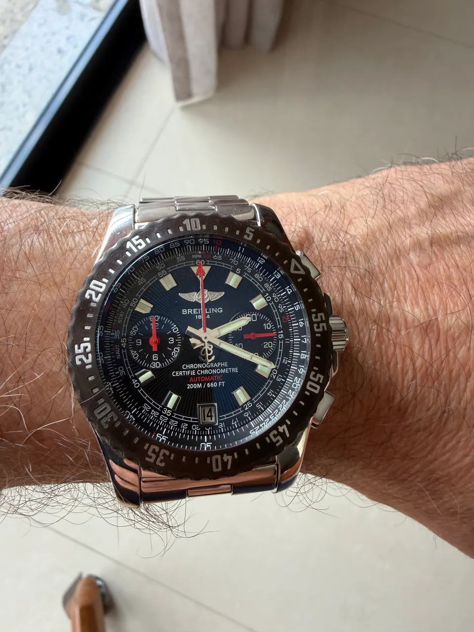 Breitling Skyracer Raven Chronographe 44mm - Automático - Full Set - Foto 3