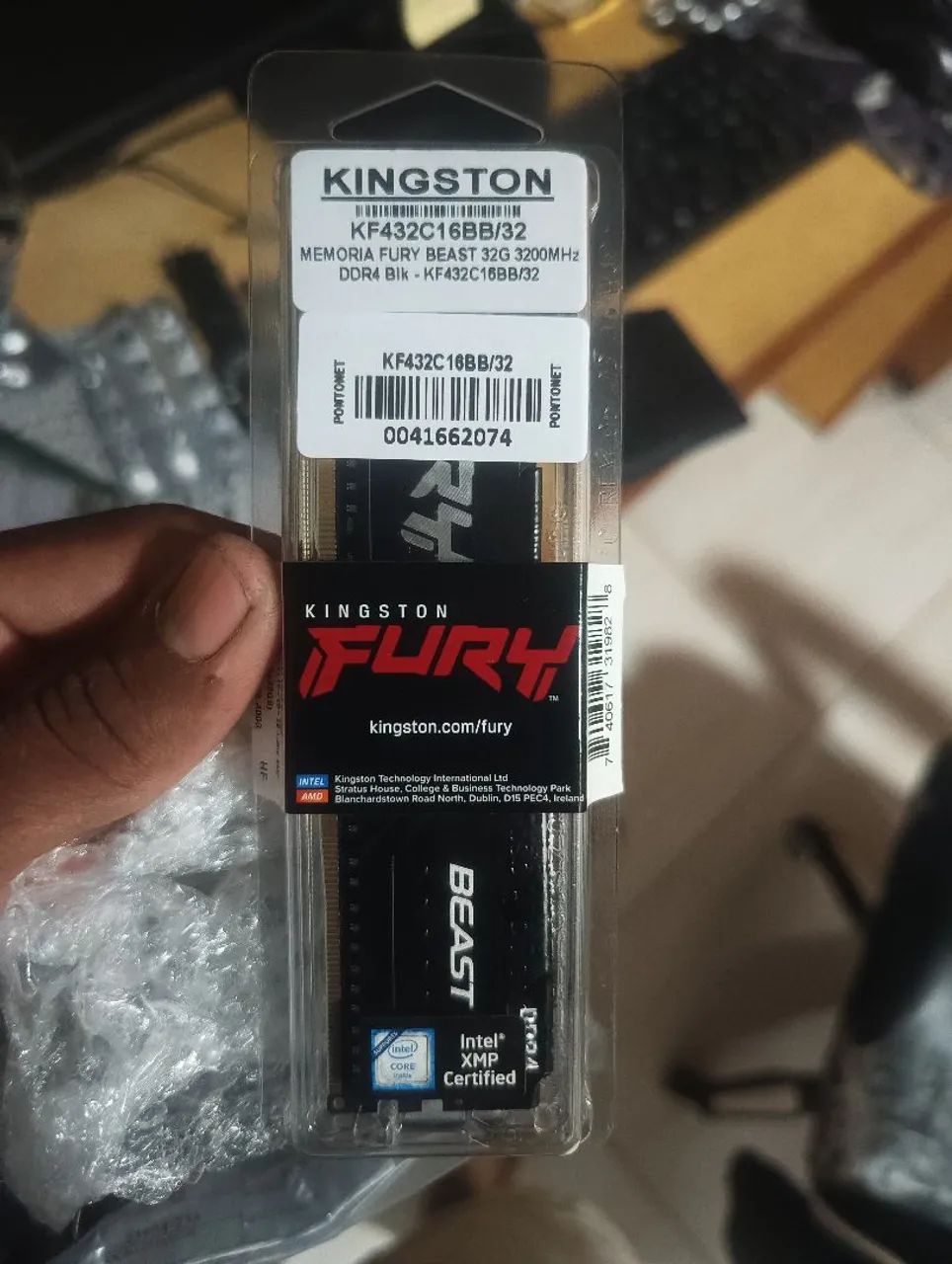 Memória Fury ddr4 1x32gb 3200mhz - Memória RAM - Parque Mambucaba