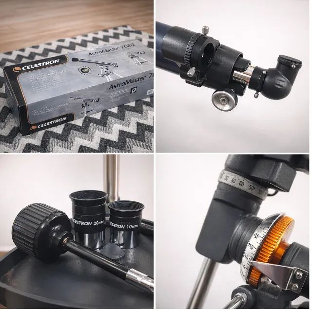 Telescópio Celestron Astromaster 70eq (Usado) - Foto 4