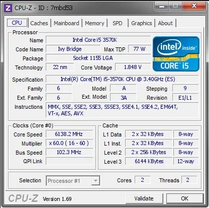 Processador intel I5 3570K soquete 1155 - Foto 2