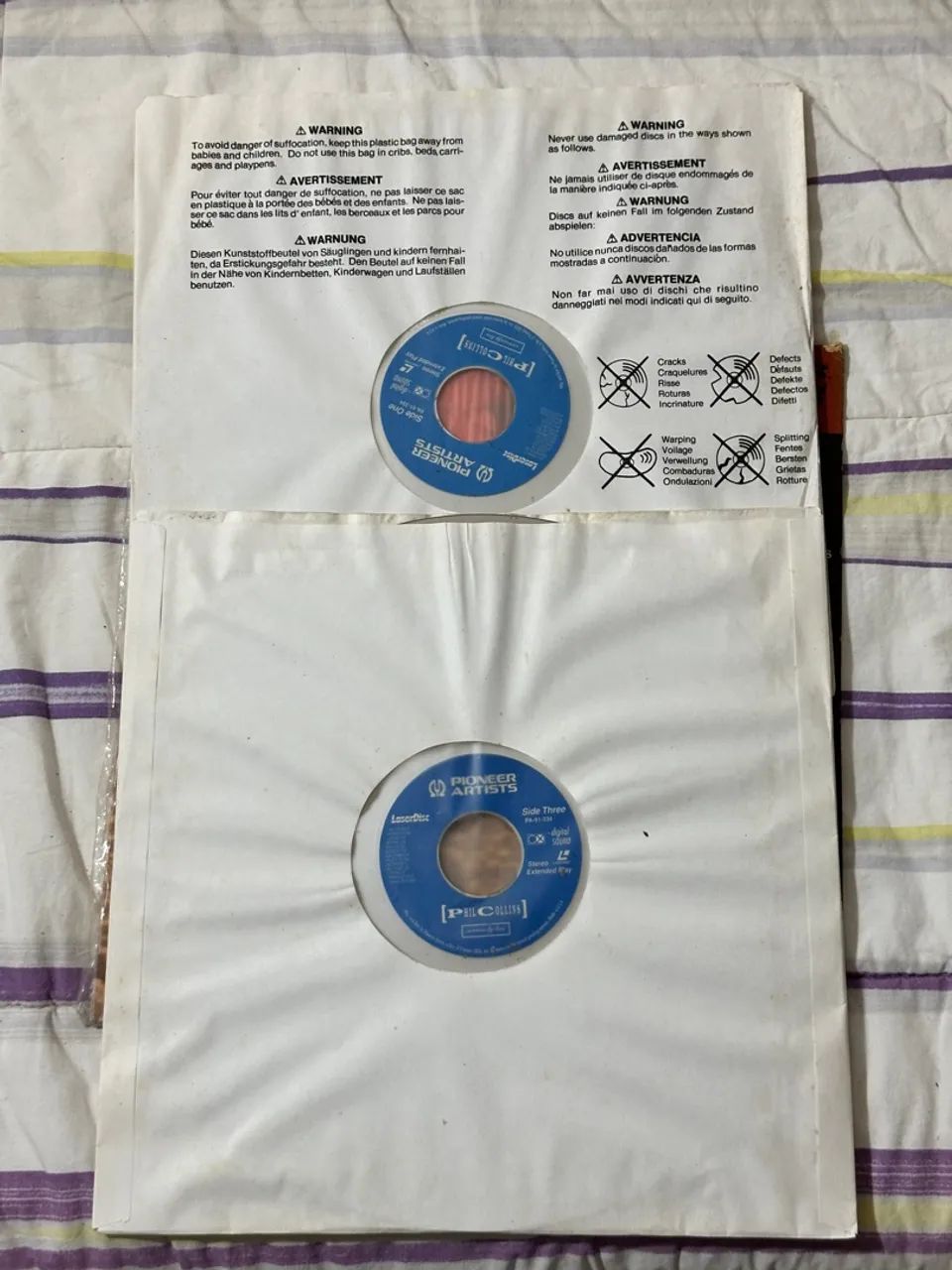 Laser Disc Phil Collins Seriously live - Foto 3
