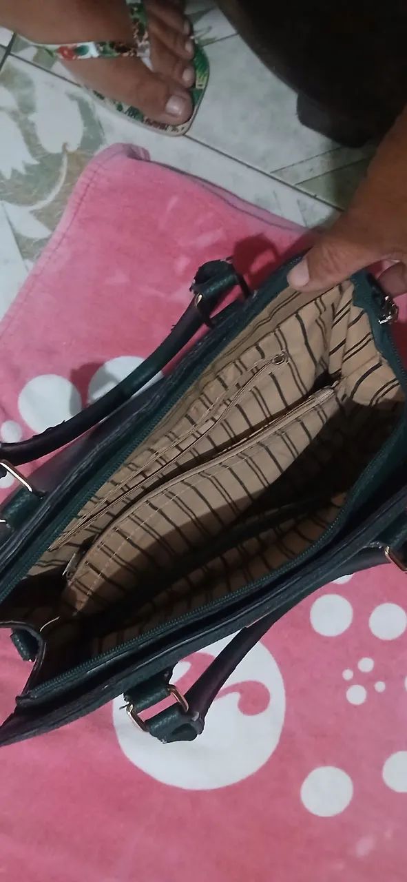 Bolsa de couro feminina - Foto 3