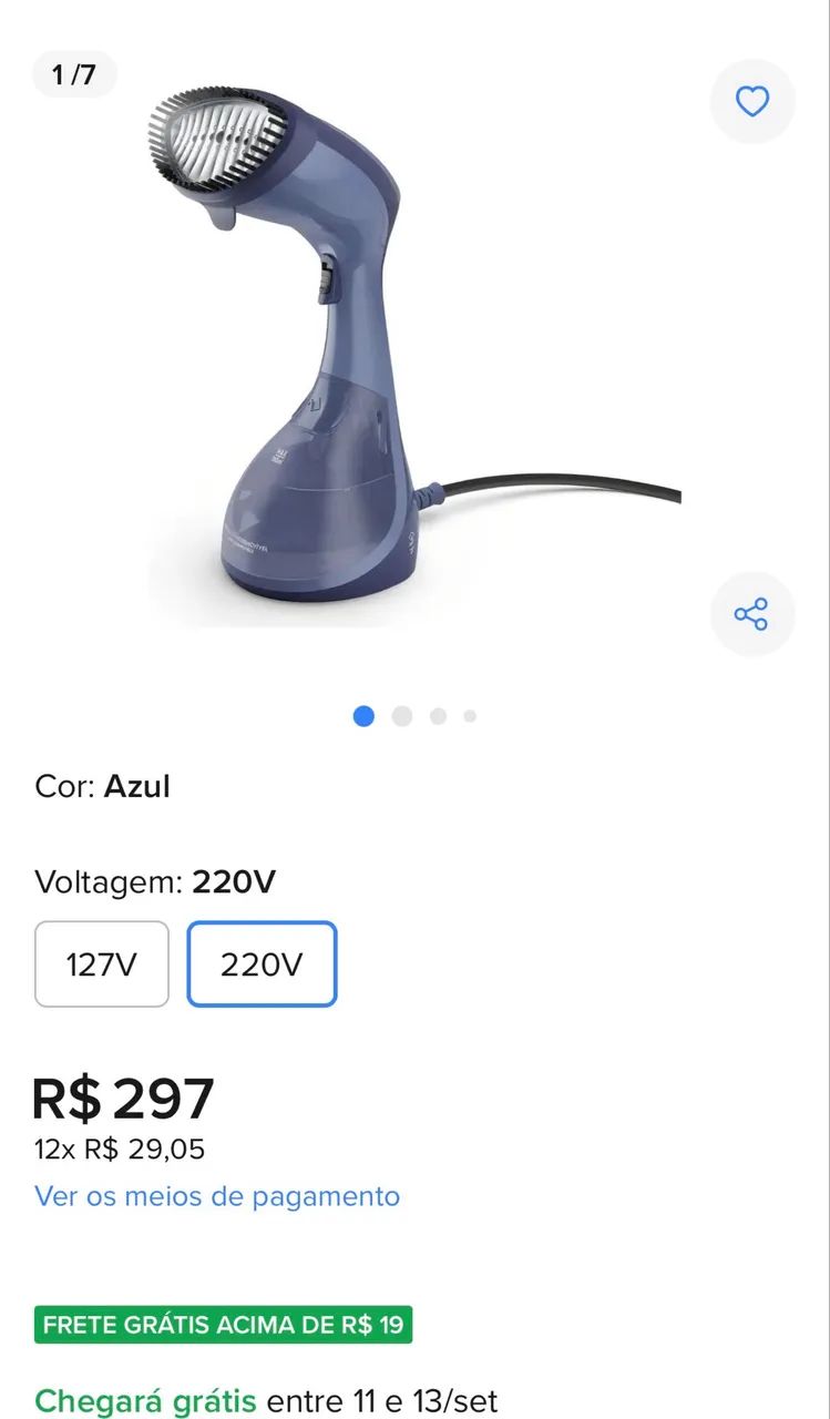 Ferro a vapor - Foto 2