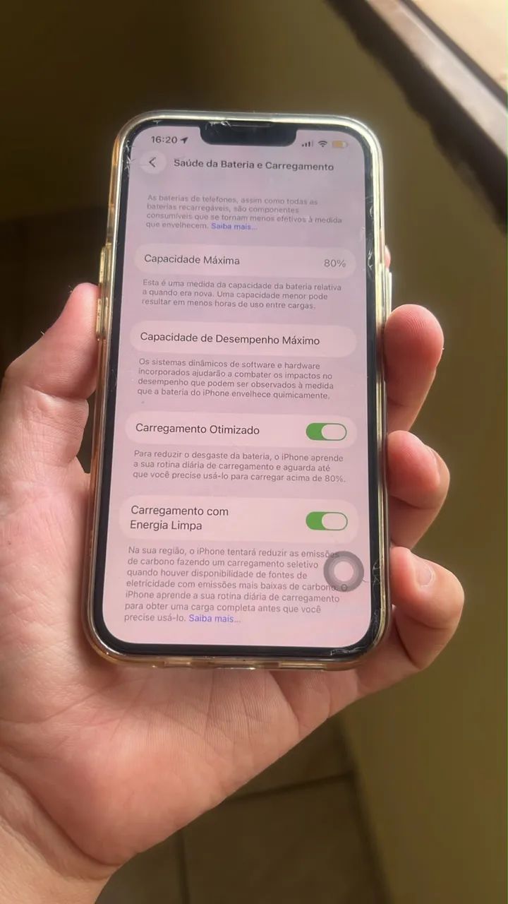 iPhone 13 128 Gb Verde Bateria 80% - Foto 3