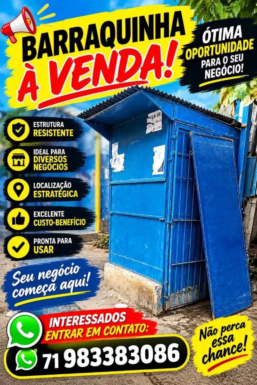 Ótima oportunidade,Barraquinha à Venda.