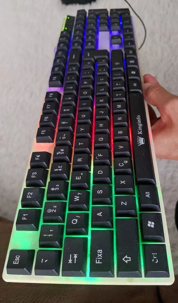 Kit 1 teclado e 2 mouse  - Foto 5