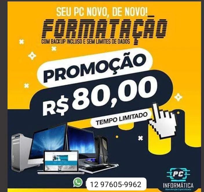 Formatação de computadores 