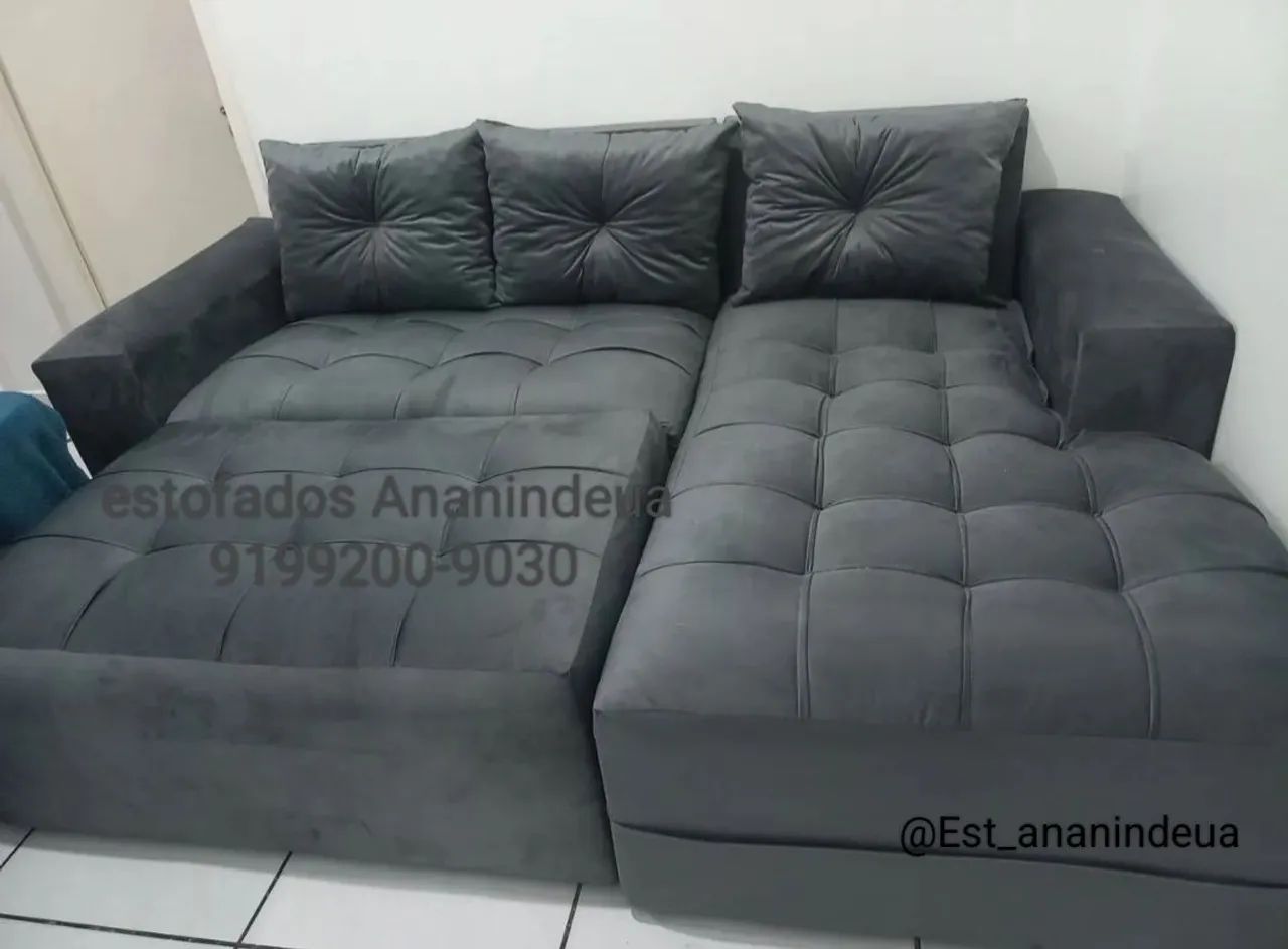Sofás novos e completos várias cores disponíveis  - Foto 5