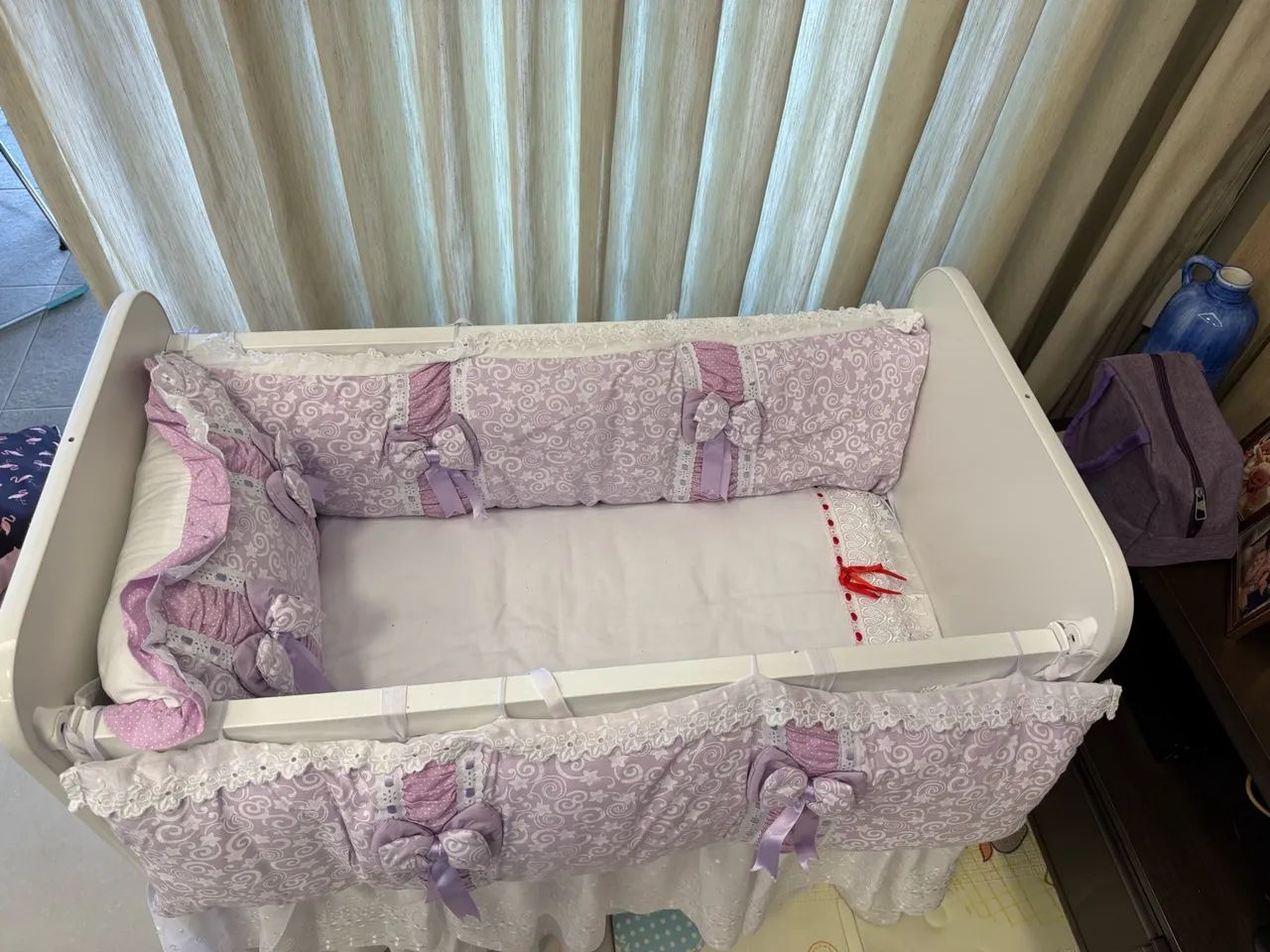 Mini berço completo - um luxo - Foto 2