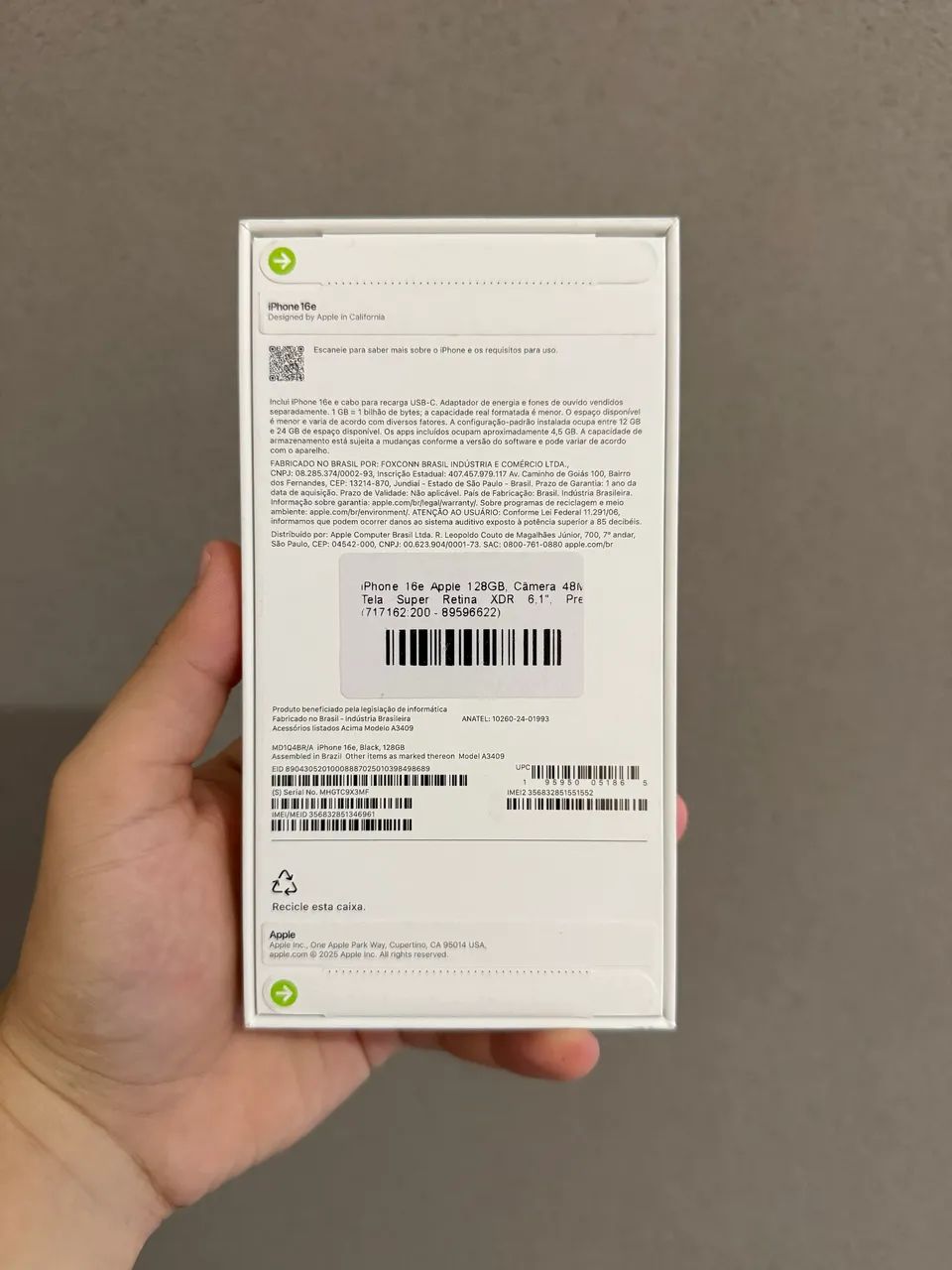 IPHONE 16E lacrado - Foto 2